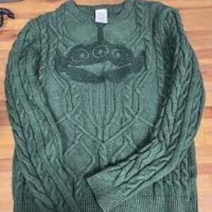Disney Pixar Toy Story Alien Cable Knit Sweater